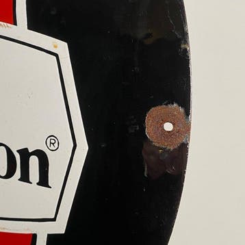 SMITH & WESSON - Emaille bord - Ø50 cm - Gemaakt van een, Antiquités & Art