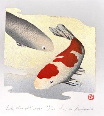 Let Me Whisper - Fortune Carp Koi fish - Limited editon