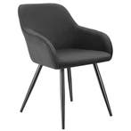 tectake Eetkamerstoel Marilyn, koordlook, gestoffeerd - antr, Huis en Inrichting, Stoelen, Verzenden, Nieuw