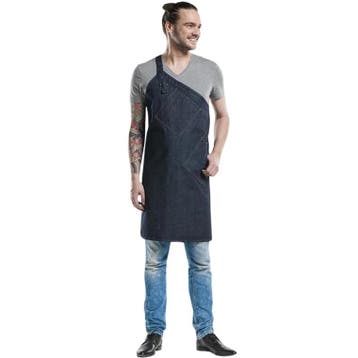 Halterschort | Katoen | Blauw | 850x850mm Chaud Devant, Verzenden, Nieuw in verpakking