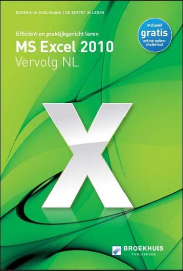 MS EXCEL 2010 VERVOLG NL 9789088629839, Verzenden, Zo goed als nieuw