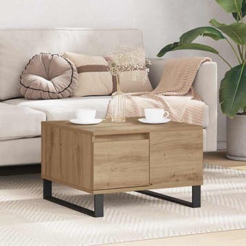 Salontafel met lade | Tweede kansje | OP = OP, 50 tot 100 cm, Verzenden, Vierkant, 50 tot 100 cm