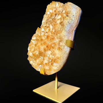Citrine sur Pied Gravure - Hoogte: 210 mm - Breedte: 100 mm-