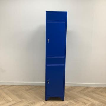 metalen wasgoed kast, 2 vaks met sleutels (hxbxd) 190x42x50, Huis en Inrichting, Gebruikt