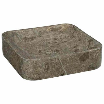 vidaXL Gootsteen 40x40x10 cm marmer grijs, Verzenden, Nieuw