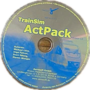 TrainSim ActPack [Disc Only], Verzenden