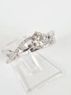 Bague de fiançailles - 18 carats Or blanc - 0.64ct. tw., Bijoux, Sacs & Beauté