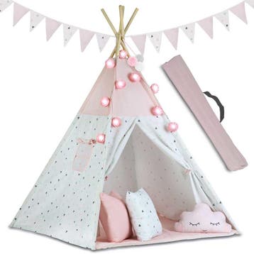 Tipi Roze Katoen -49% Retour deal. Weg is weg! (speeltent), Verzenden, Zo goed als nieuw