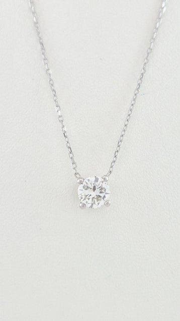 Halsketting - 14 karaat Witgoud - 1.03ct. tw. Diamant, Nieuw