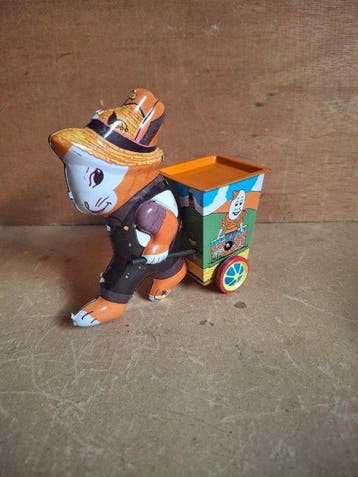Huki - Blikken speelgoedfiguur - Circus tin speelgoed set -, Antiek en Kunst