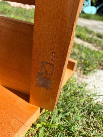 Cassina - Gerrit Rietveld - Chaise de jardin (4) - Hêtre -
