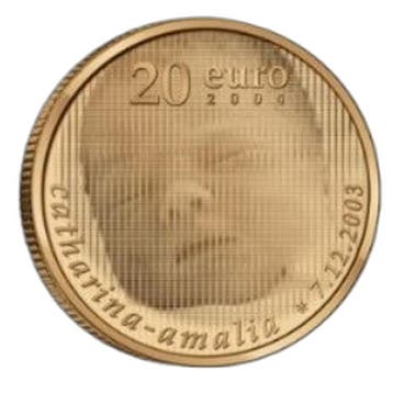 Gouden munt 20 Euro Amalia 2004