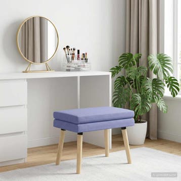 vidaXL Dubbel-laags bank Jeans Blauw 60 x 40 x 46 cm Stof, Verzenden, Nieuw