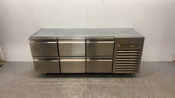 Table de travail réfrigérée Desmon TGPM3 en acier, Verzenden