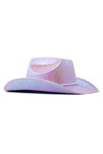 Cowboyhoed Iridescent Paars Paarse Regenboog Cowboy Western, Kleding | Dames, Ophalen of Verzenden, Nieuw