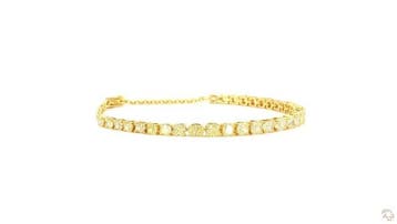 Zonder minimumprijs - Armband - 14 karaat Geel goud -, Nieuw