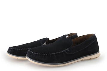 Bugatti Instappers in maat 42 Blauw, Kleding | Heren, Schoenen, Bugatti, Overige typen, Gedragen, Verzenden
