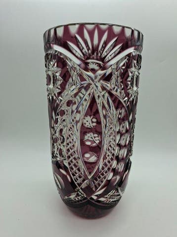 Vase - Cristal - Vase bohème Kristal, Antiquités & Art