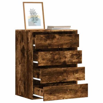 vidaXL Ladekast 60x41x76 cm bewerkt hout oud houtkleurig, Verzenden