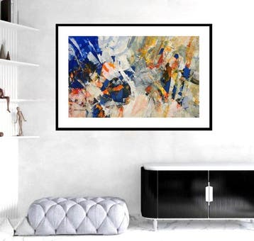 Dam Domido - Weabing Blue line - 140 x 80 cm