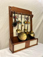 Decoratief ornament - Antiek Oud hollands rek (Beschilderde, Antiek en Kunst