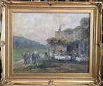 Francesco Di Marino (1892-1954) - Scena di vita popolare, Antiek en Kunst