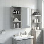 vidaXL Badkamer wandkast met plank Beton Grijs 30 x 14 x 70, Verzenden, Nieuw