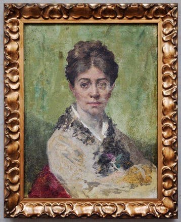 Edmond Louis Dupain (1847-1933) - Portrait d’Anna Dupain,