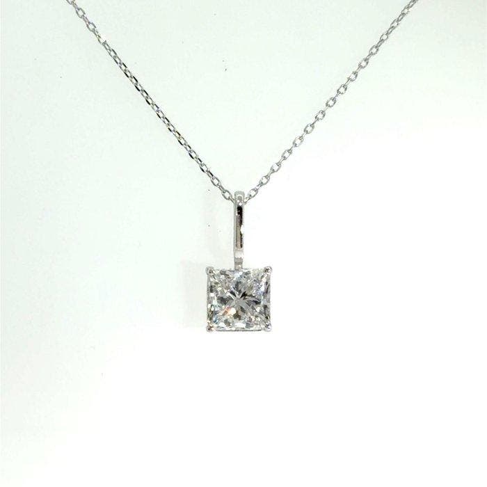 Zonder minimumprijs - Halsketting - 14 karaat Witgoud -, Handtassen en Accessoires, Kettingen