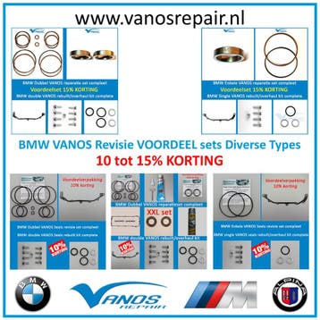 BMW VANOS revisie upgrade en reparatie VOORDEEL KORTING sets, Auto-onderdelen, Ophalen of Verzenden, Nieuw, BMW