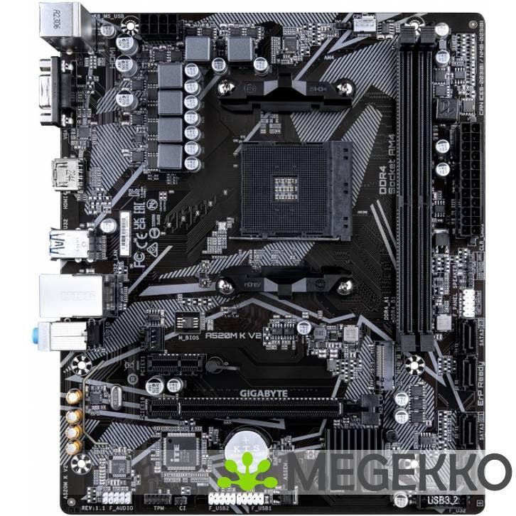 Gigabyte A520M K V2, Computers en Software, Moederborden, Nieuw, Verzenden