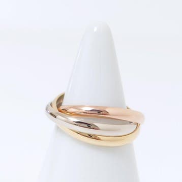 Cartier - Ring - Trinity - 18 karaat Witgoud, Geel goud,, Nieuw