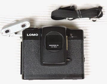 Lomo LC-A 120 6X6 + Voigtlander External Rangefinder