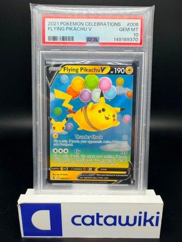 Pokémon - 1 Graded card - Flying Pikachu V 006/025 PSA 10 -, Nieuw