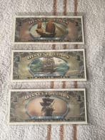 États-Unis dAmérique. - Disney - 3 x 1 Dollar - 2007 (Sans, Postzegels en Munten