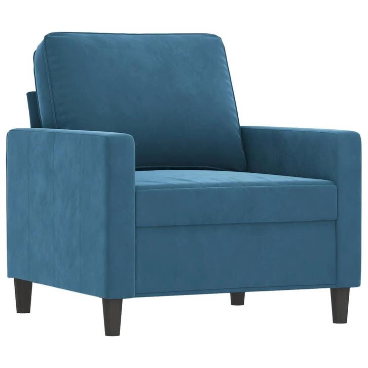 Fauteuil Blauw | Tweede Kansje | Luxe aan stuntprijs!, Maison & Meubles, Fauteuils, Envoi