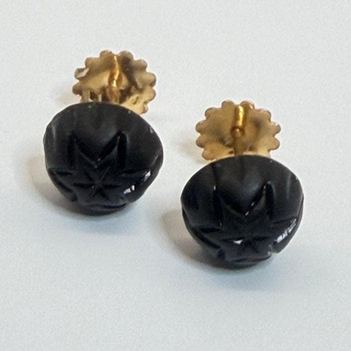 Zonder minimumprijs - Oorbellen - 18 karaat Geel goud -, Bijoux, Sacs & Beauté, Boucles d'oreilles