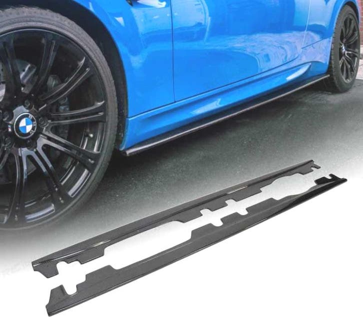 RAJOUTS BAS DE CAISSE BMW E92 E93 06-14 LOOK M3 CARBONE, Auto-onderdelen, Carrosserie, Verzenden