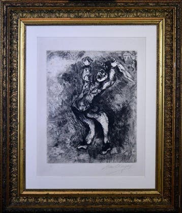 Marc Chagall (1887-1985) - Le fou qui vend la sagesse