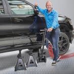 Datona Sterke krik 35 ton met set hoge assteunen 12 ton -, Ophalen of Verzenden