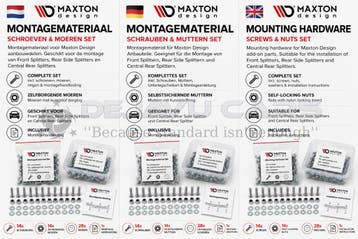 Maxton Design Montagemateriaal – Bouten, Moeren & Schroeven, Ophalen of Verzenden