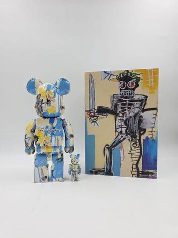 Medicom x Jean Michel Basquiat (after) - Be@rbrick V12