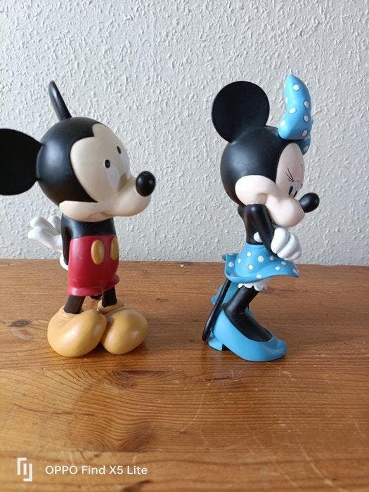 Walt Disney - Statuette - Mickey & Minnie fâchés - Démons &, Verzamelen, Disney
