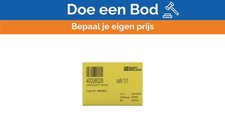 Bieden: Minami Speaker for Motorola GP340 -, Watersport en Boten, Navigatiemiddelen en Scheepselektronica, Ophalen of Verzenden