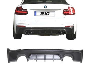 Diffuseur Arrière Pour Bmw F22 13-15 Pack M Noir Mat, Verzenden, Nieuw