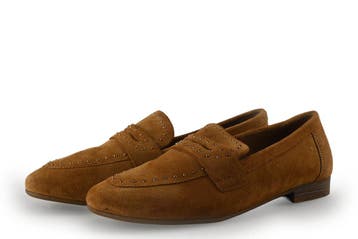 Manfield Loafers in maat 39 Beige, Kleding | Dames, Verzenden, Beige, Overige typen, Manfield