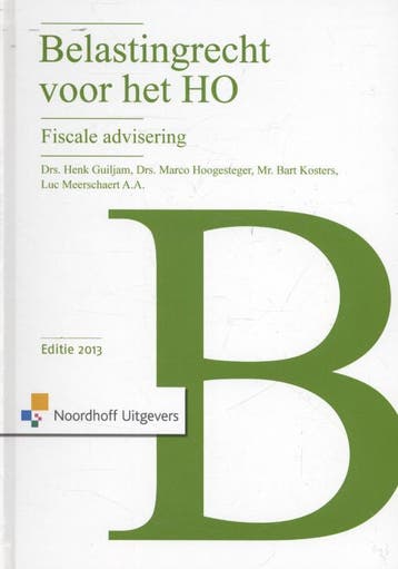 Belastingrecht voor het ho 2013 9789001831660 Hoogesteger, Boeken, Verzenden, Gelezen, Hoogesteger