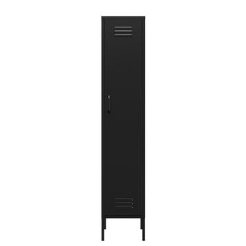 Lendo Online Lockerkast Metaal 35x50x180 cm Zwart, Huis en Inrichting, Verzenden, Nieuw