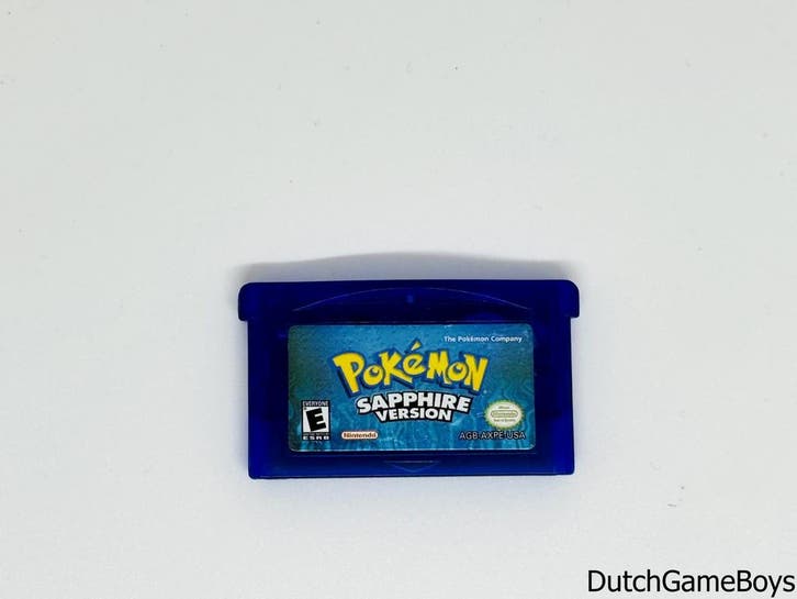 Gameboy Advance / GBA - Pokemon Sapphire Version - USA (1), Games en Spelcomputers, Games | Nintendo Game Boy, Gebruikt, Verzenden
