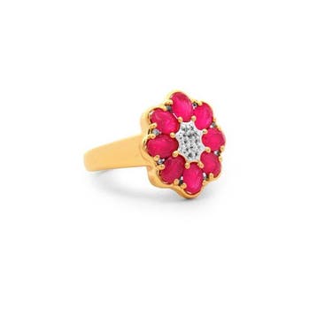Zonder minimumprijs - Ring Zilver - 1.71ct. tw. Robijn -, Nieuw
